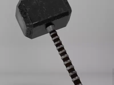 Hammer - 4k PBR thor thor 3D model