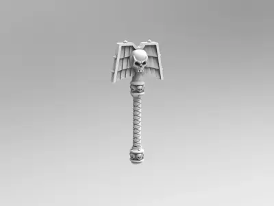 Space Priest Rod of Office Free 3D print model