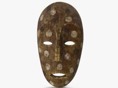  African Congo Mask 8 