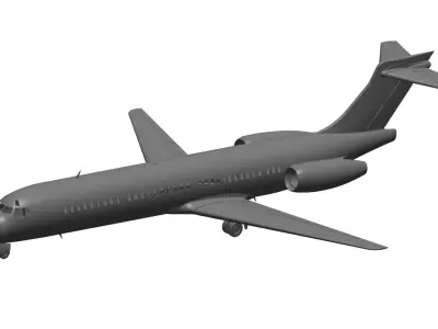 boeing 717  3D model