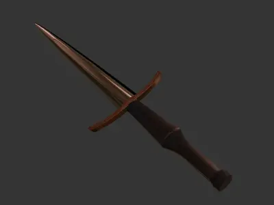 Norse Sword PBR Low-poly 3D model