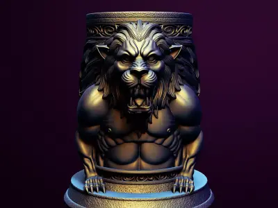 The Cursed Chimera Can Holder 3D Printable STL File 3D print model