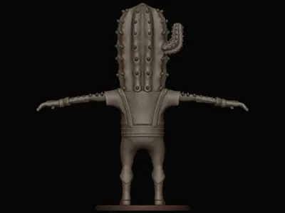 CactusMan - Western 3D model
