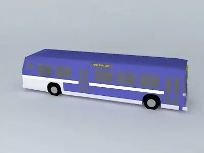 The fully modfied Google Bus Free 3D model