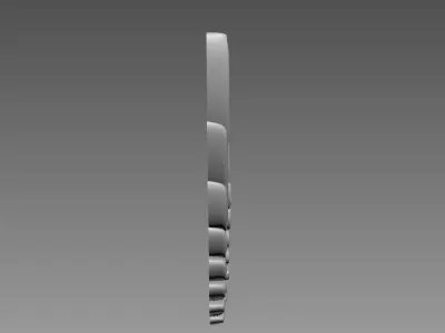 Wings relief 3D model buy