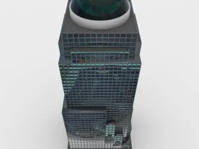 Two World Trade Center Building 3D model