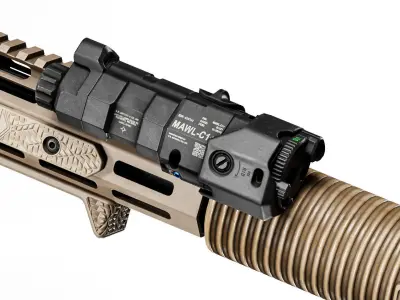 MAWL C1 LASER Low-poly 3D model