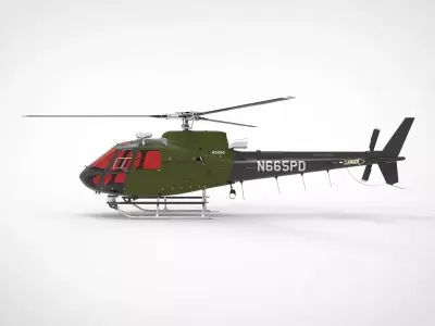 Eurocopter AS350 3D model