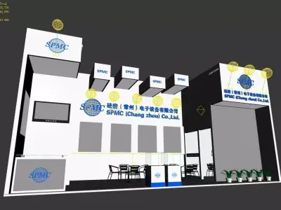 Exhibition - Area -3X9-3DMAX2009-29 3D model
