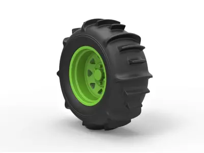 Rear wheel for Dune Buggy 4 3D print model