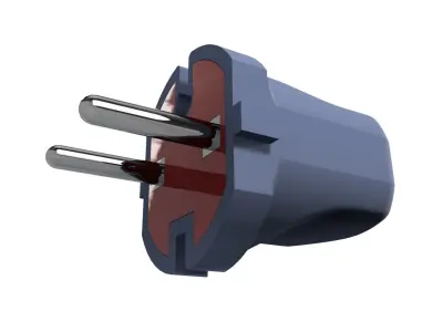 Male socket 3D model