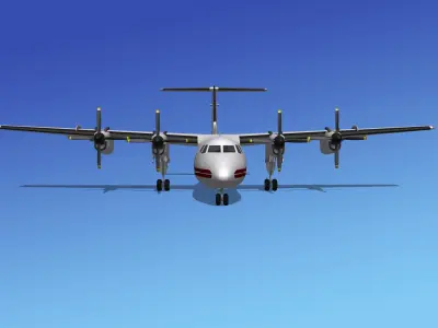 Dehavilland DHC-7 US Government 1 3D model