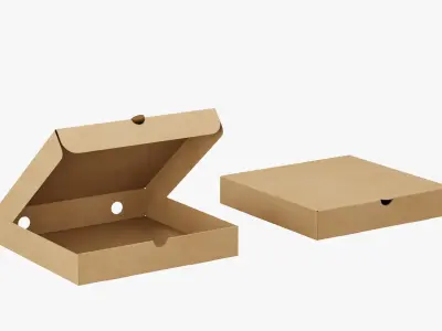 Pizza Box 2 3D model