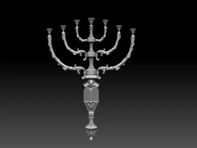 CANDEL HOLDER 3D MODEL FOR 3D PRINTING 3D print model