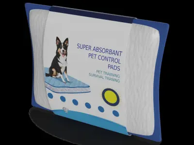Pet accessories Pet Training Pads Low-poly 3D model purchase
