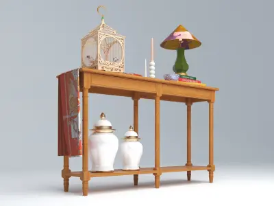 ENTRYWAY CONSOLE TABLE 3D model