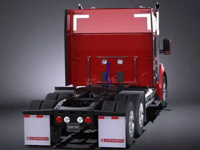 Kenworth T880 Sleeper Cab 2015 3D model