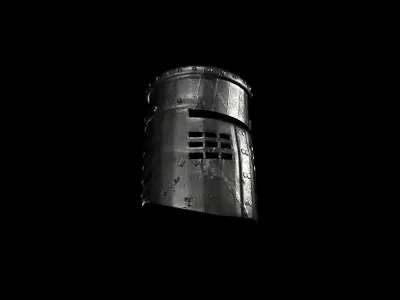 Steel Helmet Free low-poly 3D model