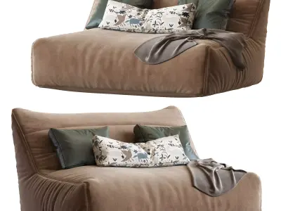 Levi Bean Bag sofa 3D model