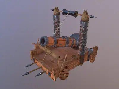 Ottoman Mortar  3D model