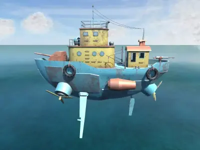 Flying Boat 3D model