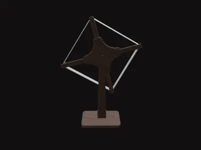 Medieval Skeiner  Low-poly 3D model