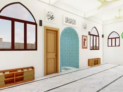 Masjid Mosque  Free 3D model