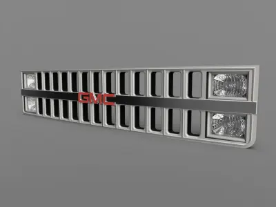 Front grille for GMC Chevy K10 1984 3D print model