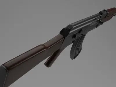 AK 47 Free 3D model get