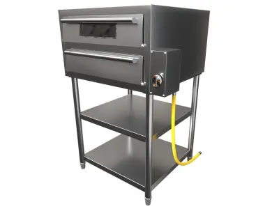 Oven pizza 3D model