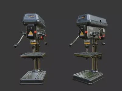 Drill Press Machine 3D model