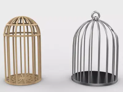 Bird cage 3D model