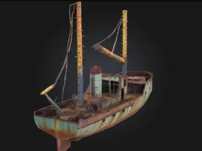 Rusty Voyage  Echoes of Forgotten Journeys 3D model