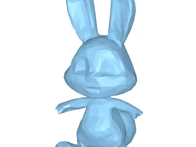 Rabbit Low Poly 3D model