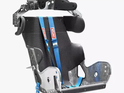 kirkey containment racing seat 3D model