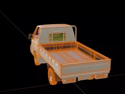 Nissan Vanette Pickup TrucK 3D model