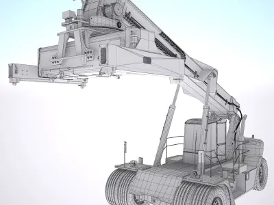 Crane Mobile Grab 3D model