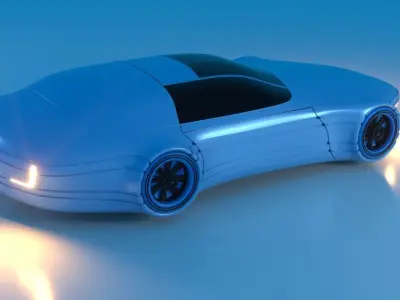 Future Car 33 3D model