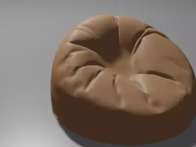 bean bag chair Free 3D model
