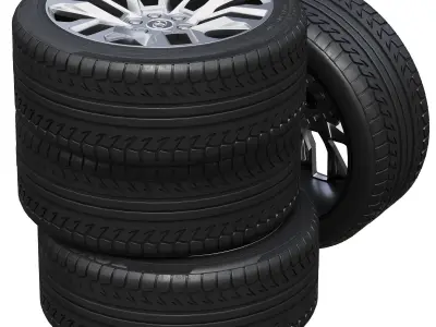 Toyota wheels 3D model