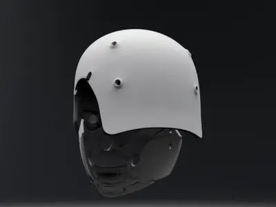 Wolves Helmet  3D print model