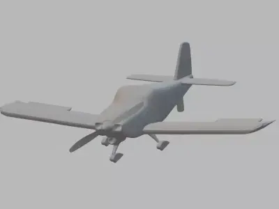 RV6 Vans Plane 3D print model