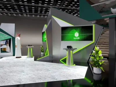 booth Ministry of Defense 1000m  3D model