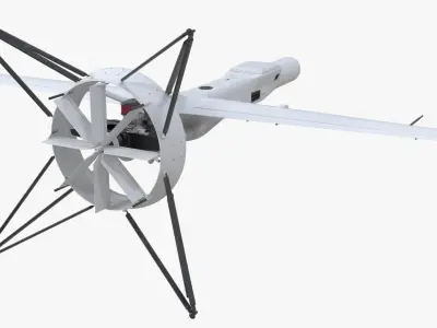  VTOL Tail Sitter UAV White 