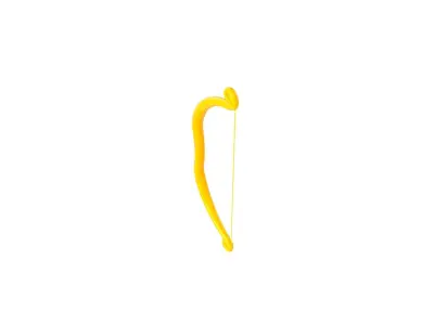 Golden Bow 3D model