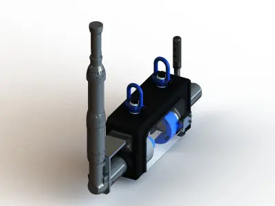 Bushing Press Tool for Beam sa rr axle 3D model