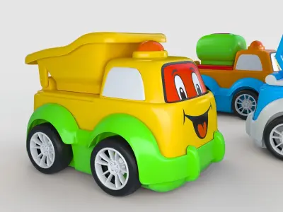 KIDS TOY TRUCK 3D model