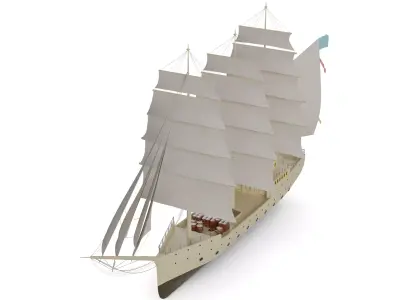 Sailboat 3D model