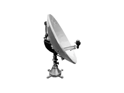 Satellite Dish Model Low-poly 3D model