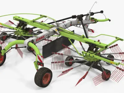 Used Claas Liner 2700 Twin Rotor Hay Rake 3D model
